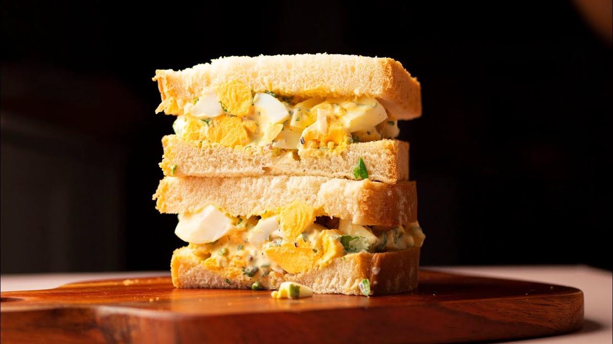 'Video thumbnail for Egg salad sandwich'