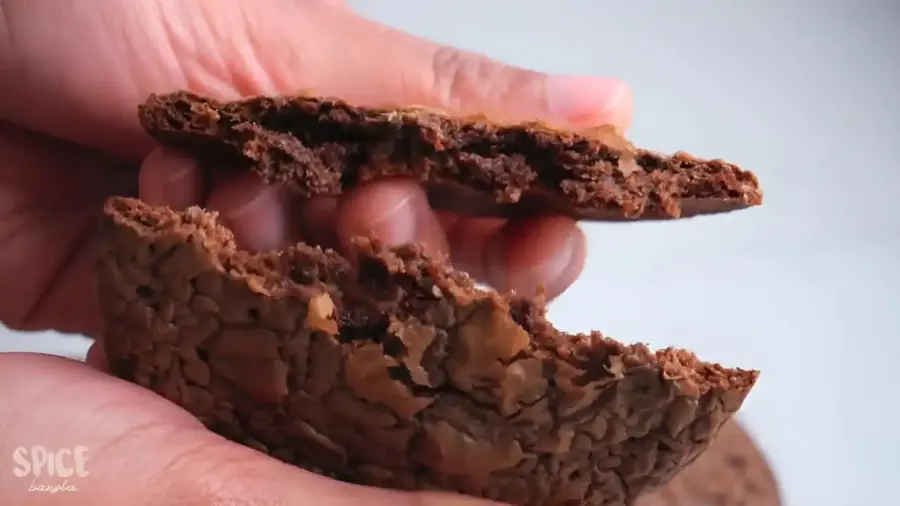 Fudgy Chocolate Brownie Cookies breaks