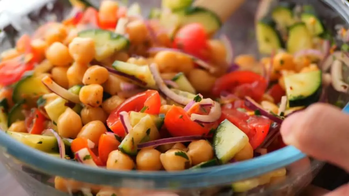 Most Satisfying Protein-Packed Chickpea Salad