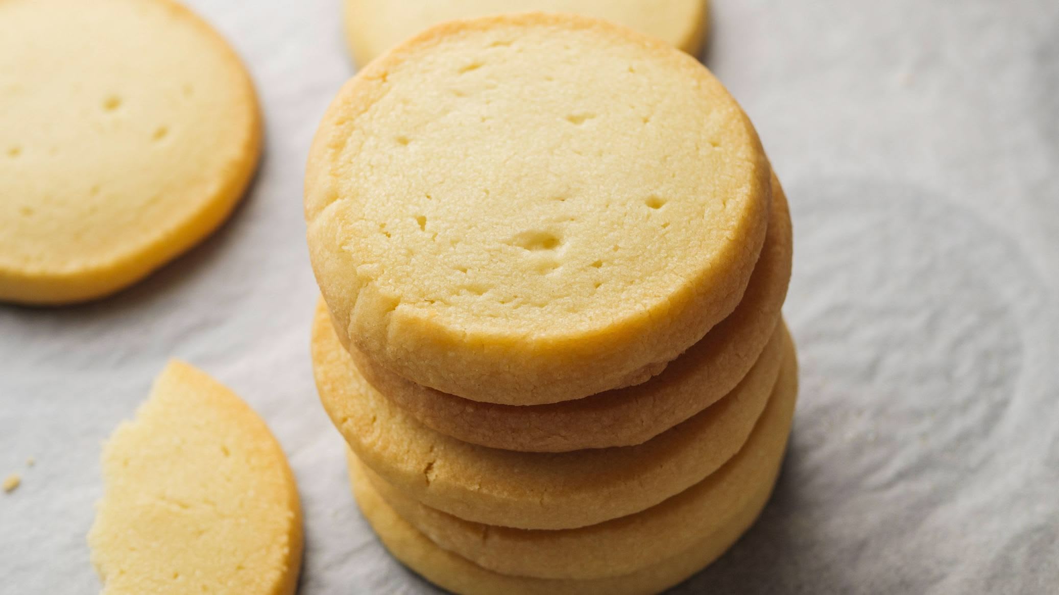 3 ingredient Butter Cookies Without Eggs