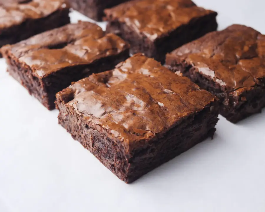 Brown Sugar Brownies on a serving surface