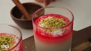 Mahalabia (Muhallebi) | Milk Pudding served in glassware