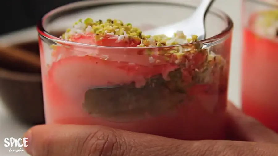 Mahalabia (Muhallebi) | Milk Pudding served in glassware