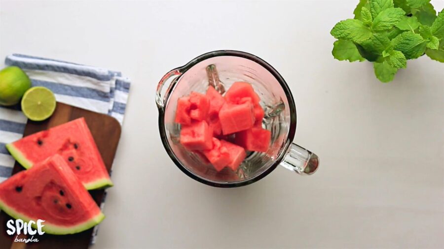 Watermelon Lemonade Recipe: Making Process