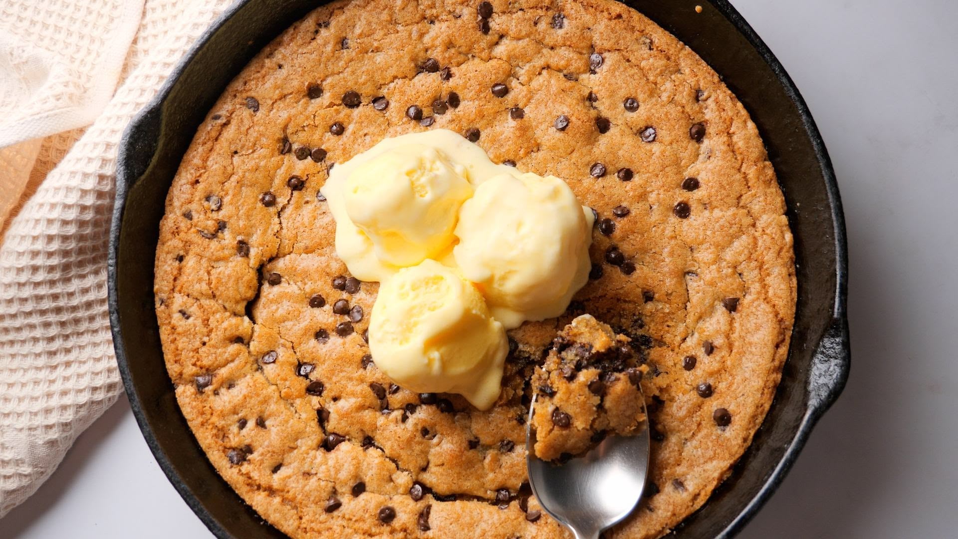Chocolate Chip Skillet Cookie Recipe